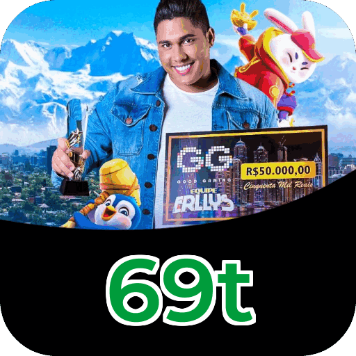 Plataforma 69t mostrando interface moderna, jogos certificados e recursos de segurança licenciados